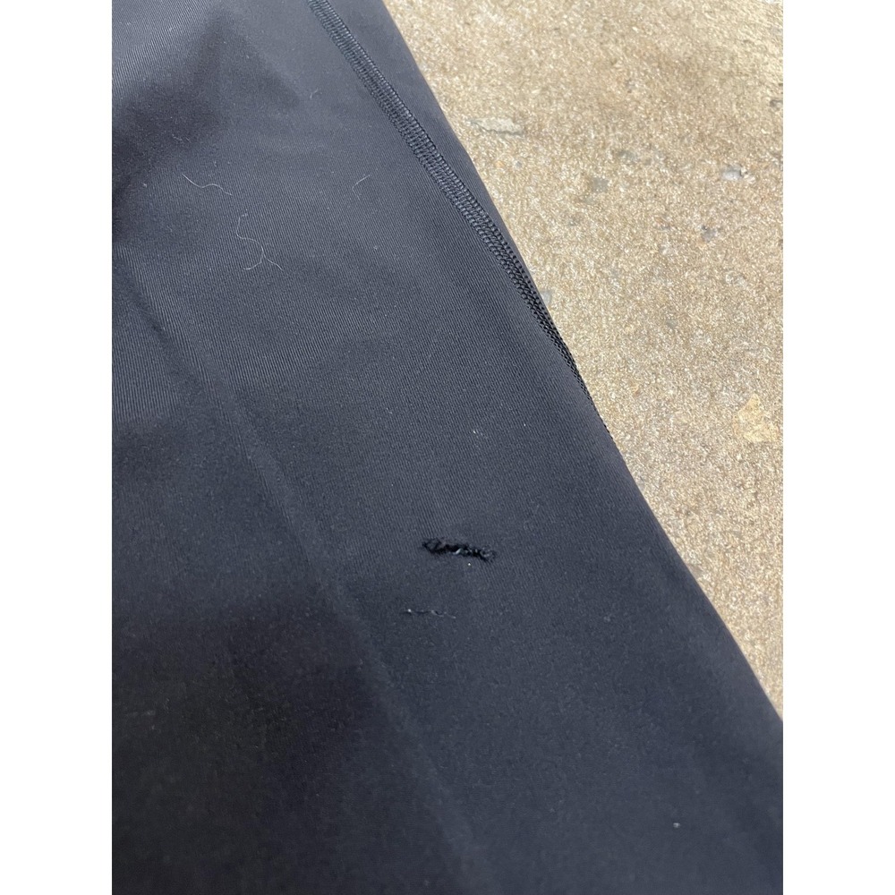 Lululemon Leggings Womens 2 Black High Rise Mesh Panel Cropped Yoga Athletic - Picture 5 of 16